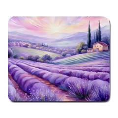 Lavender Flower Tree Large Mousepad by Ravend