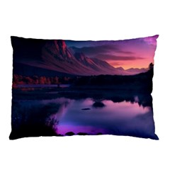 Lake Mountain Night Sea Flower Nature Pillow Case