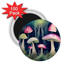 Mushroom Fungus 2 25  Magnets (100 Pack) 