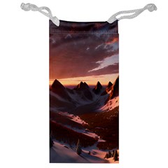 Landscape Mountains Nature Jewelry Bag