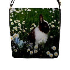 Rabbit Flap Closure Messenger Bag (l) by artworkshop