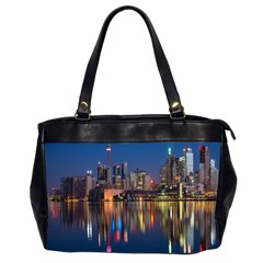 Seaside River Oversize Office Handbag (2 Sides) by artworkshop
