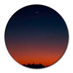 Sky Gradient Round Mousepad by artworkshop