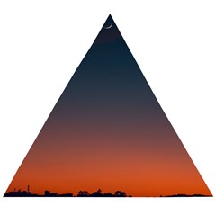 Sky Gradient Wooden Puzzle Triangle