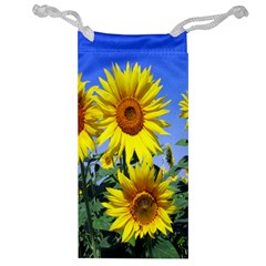 Sunflower Gift Jewelry Bag by artworkshop