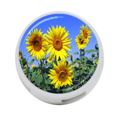 Sunflower Gift 4-port Usb Hub (one Side) by artworkshop