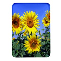 Sunflower Gift Rectangular Glass Fridge Magnet (4 Pack) by artworkshop
