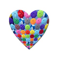 Umbrella Heart Magnet by artworkshop