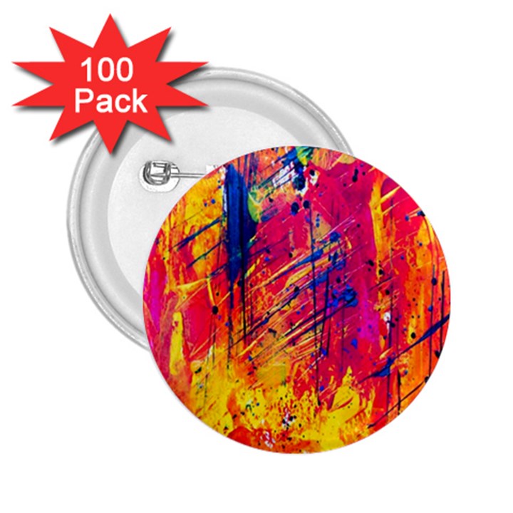 Various Colors 2.25  Buttons (100 pack) 