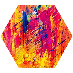 Various Colors Wooden Puzzle Hexagon by artworkshop