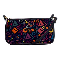 Doodle Pattern Shoulder Clutch Bag by Grandong