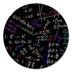 Mathematics  Physics Maths Math Pattern Magnet 5  (round) by Grandong