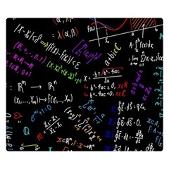 Mathematics  Physics Maths Math Pattern Two Sides Premium Plush Fleece Blanket (small) by Grandong