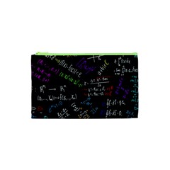 Mathematics  Physics Maths Math Pattern Cosmetic Bag (xs) by Grandong