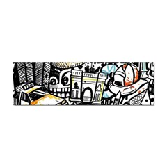 New York City Nyc Broadway Doodle Art Sticker (bumper) by Grandong