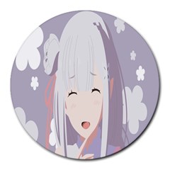 Emilia Rezero Round Mousepad by artworkshop