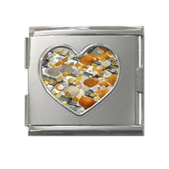 Wallpapper Mega Link Heart Italian Charm (18mm) by artworkshop