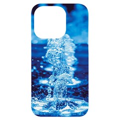 Water Blue Wallpaper Iphone 14 Pro Black Uv Print Case by artworkshop