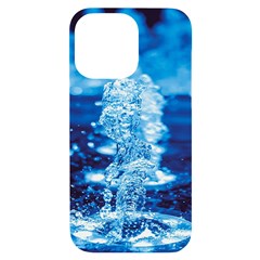 Water Blue Wallpaper Iphone 14 Pro Max Black Uv Print Case by artworkshop