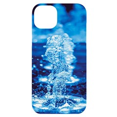 Water Blue Wallpaper Iphone 14 Plus Black Uv Print Case by artworkshop