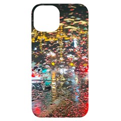 Water Droplets Iphone 14 Black Uv Print Case by artworkshop