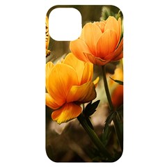 Yellow Butterfly Flower Iphone 14 Plus Black Uv Print Case by artworkshop