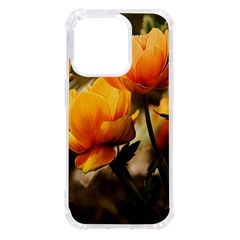 Yellow Butterfly Flower Iphone 14 Pro Tpu Uv Print Case by artworkshop
