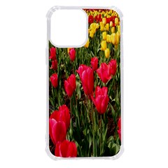 Yellow Pink Red Flowers Iphone 13 Pro Max Tpu Uv Print Case by artworkshop