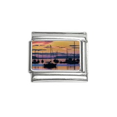 Twilight Over Ushuaia Port Italian Charm (9mm)