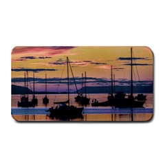 Twilight Over Ushuaia Port Medium Bar Mat by dflcprintsclothing