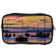 Twilight Over Ushuaia Port Toiletries Bag (one Side) by dflcprintsclothing