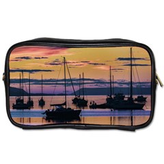 Twilight Over Ushuaia Port Toiletries Bag (two Sides) by dflcprintsclothing