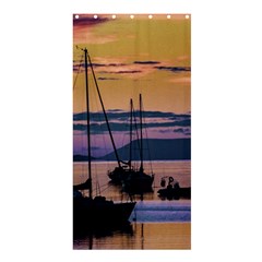 Twilight Over Ushuaia Port Shower Curtain 36  X 72  (stall)  by dflcprintsclothing