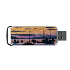 Twilight Over Ushuaia Port Portable Usb Flash (one Side) by dflcprintsclothing