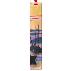 Twilight Over Ushuaia Port Large Book Marks by dflcprintsclothing