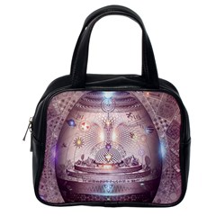 Cosmic Egg Sacred Geometry Art Classic Handbag (one Side)