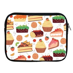 Dessert And Cake For Food Pattern Apple Ipad 2/3/4 Zipper Cases by Grandong