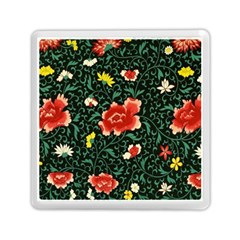 Background Vintage Japanese Design Memory Card Reader (Square)