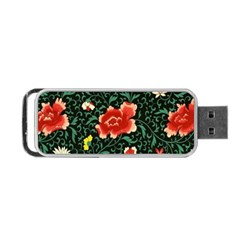 Background Vintage Japanese Design Portable USB Flash (One Side)