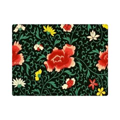 Background Vintage Japanese Design Premium Plush Fleece Blanket (Mini)