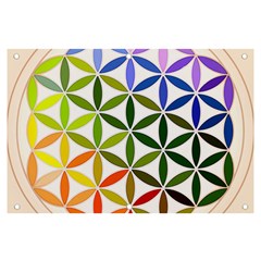 Mandala Rainbow Colorful Banner And Sign 6  X 4 