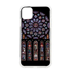 Chartres Cathedral Notre Dame De Paris Stained Glass Iphone 11 Tpu Uv Print Case