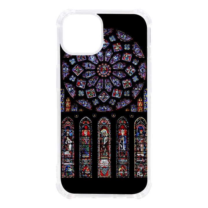 Chartres Cathedral Notre Dame De Paris Stained Glass iPhone 13 TPU UV Print Case