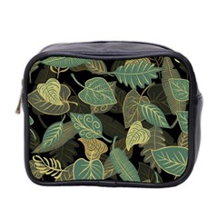 Autumn Fallen Leaves Dried Leaves Mini Toiletries Bag (two Sides) by Grandong