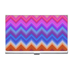 Pattern Chevron Zigzag Background Business Card Holder by Grandong