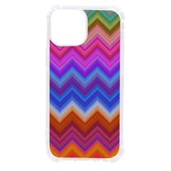 Pattern Chevron Zigzag Background Iphone 13 Mini Tpu Uv Print Case by Grandong