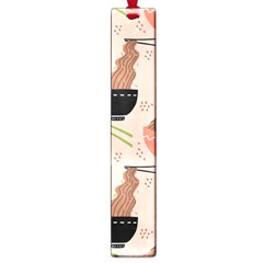 Japanese Street Food Soba Noodle In Bowl Pattern Large Book Marks by Grandong