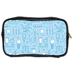 Dentist Blue Seamless Pattern Toiletries Bag (two Sides) by Grandong