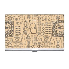 Aztec Tribal African Egyptian Style Seamless Pattern Vector Antique Ethnic Business Card Holder by Grandong