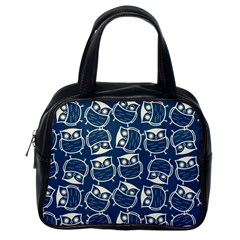 Cute Seamless Owl Background Pattern Classic Handbag (one Side) by Grandong